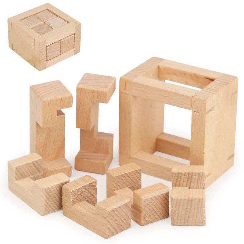 Woodworking Game - YueYu II Wooden Disentanglement Puzzles Difficult