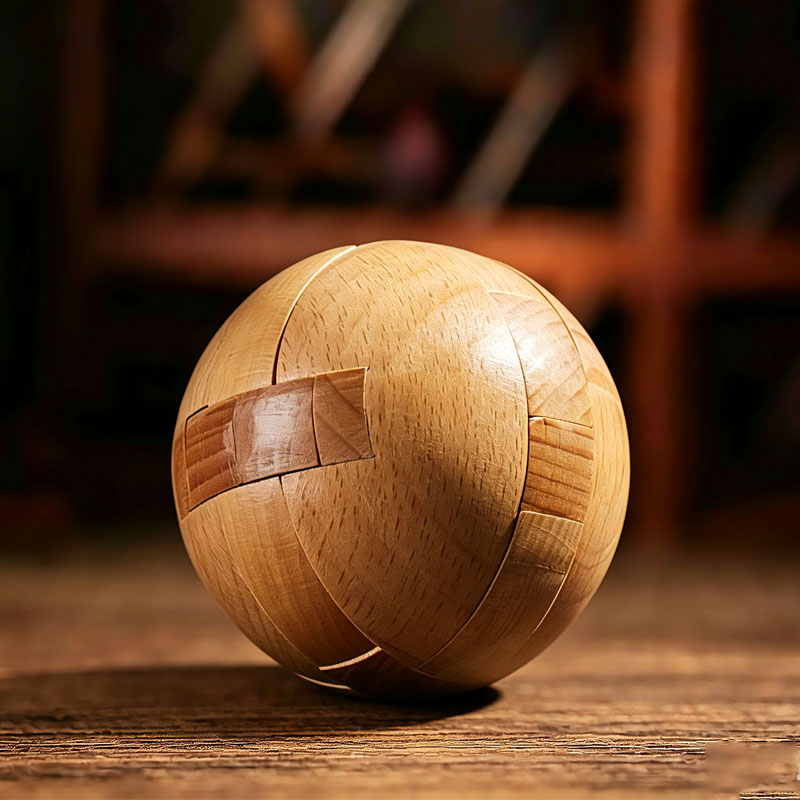 Woodworking Game - Classic Wooden Puzzle Ball Magic Brain