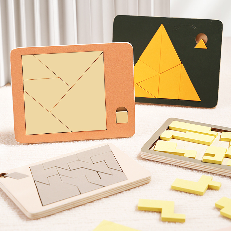Woodworking Game - Wooden Geometric Puzzles Challenge Impossible Brain