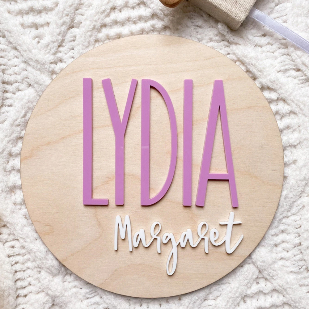 Personalised Birth Announcemen - đánh giá và giá Woodworking Jobs