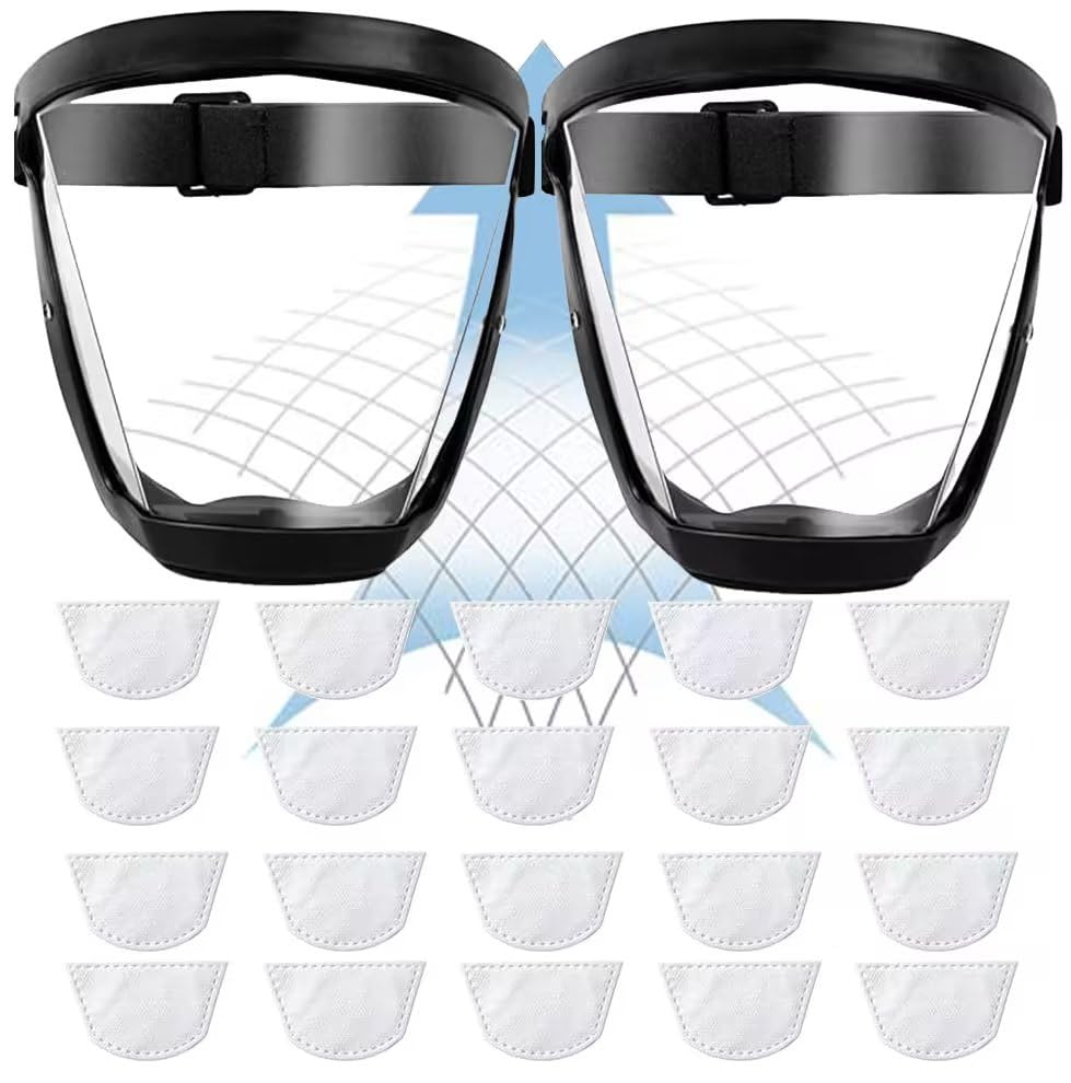 Anti Fog Coating Wide View Tra - đánh giá và giá Woodworking Face Shield