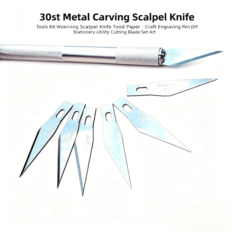 30Set Engraving Scalpel Knife  - đánh giá và giá Woodworking Veneer Cutter