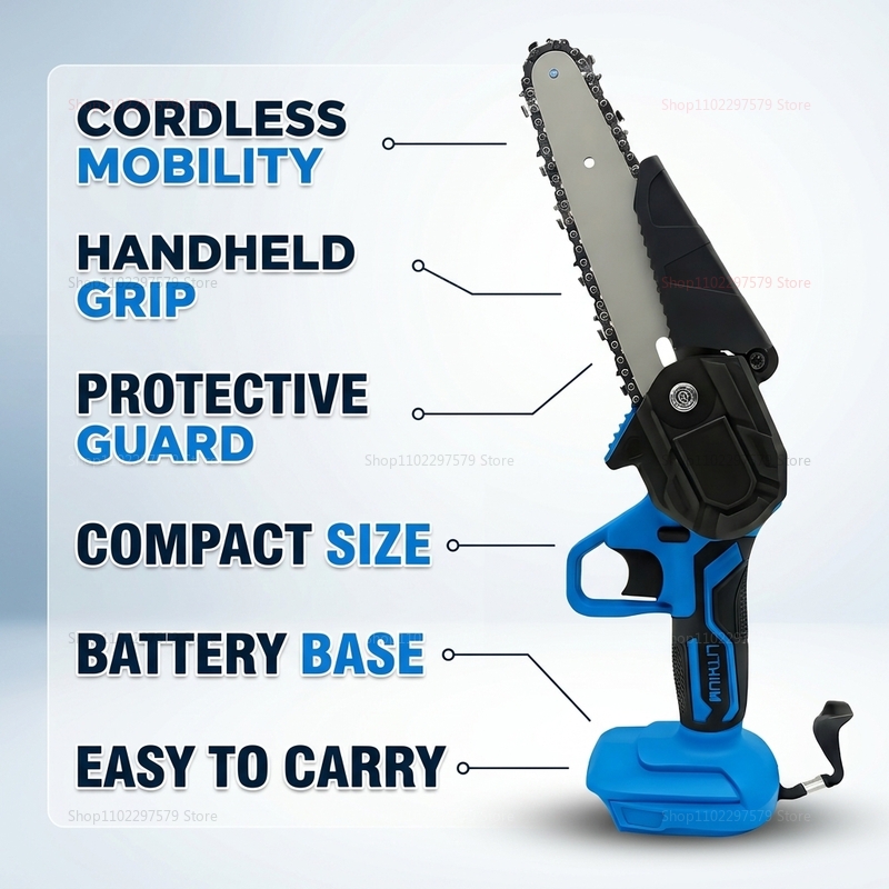 6 Inch Cordless Electric Chain - đánh giá và giá Woodworking Yard Projects