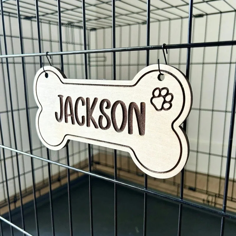 5PCS Custom Wooden Dog Tag - P - đánh giá và giá Woodworking Jobs