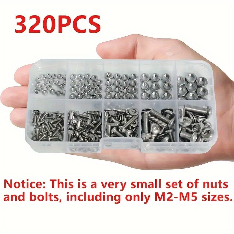 Hex Nuts and Bolt Set - 320 pi - đánh giá và giá Woodworking Shop