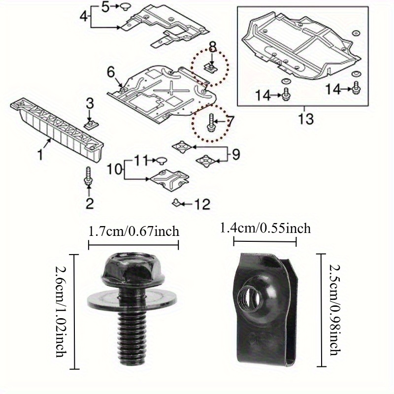 Car Body Bolts & U-nut Clips M - đánh giá và giá Woodworking Face Shield