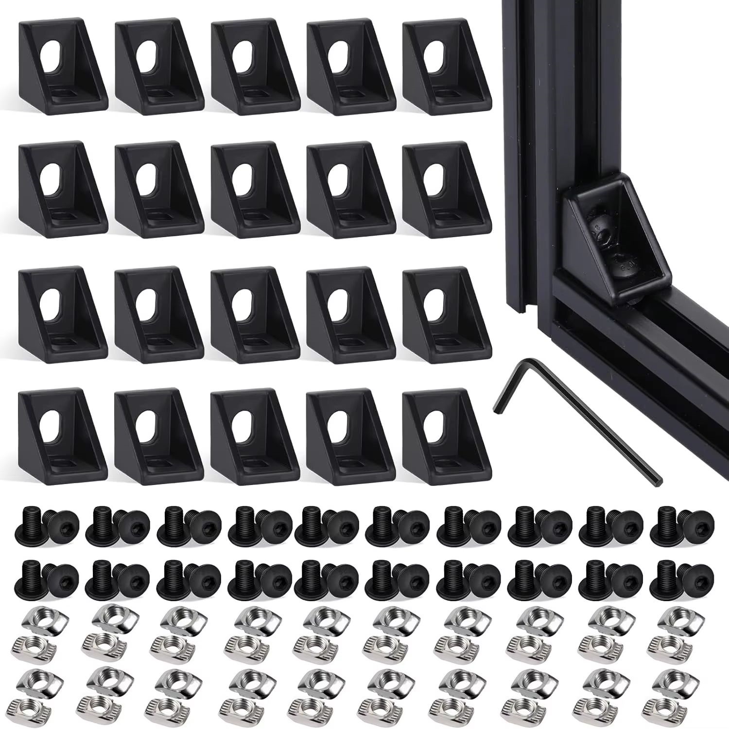 20 Sets Corner Brackets with 4 - đánh giá và giá Woodworking Shop