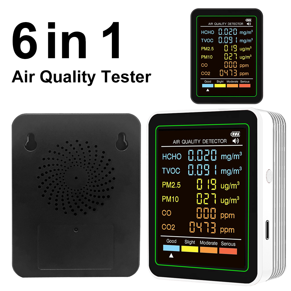 6in1 Air Quality Detector Test - đánh giá và giá Woodworking App