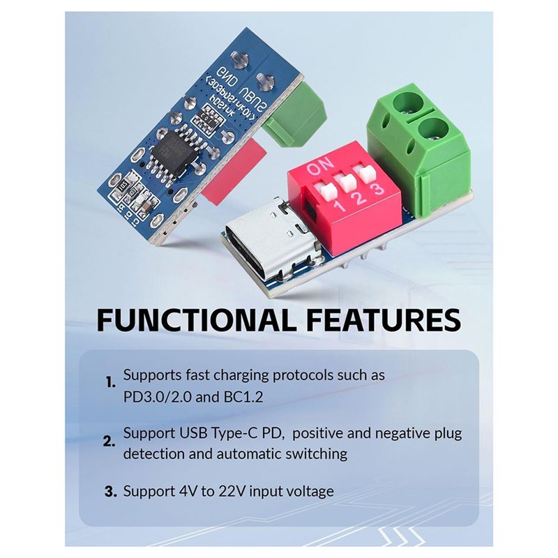 A84X-USB-C PD Trigger Board Mo - đánh giá và giá Woodworking Qc