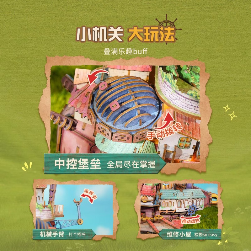 Genuine Travel Vessel Howl's M - đánh giá và giá Woodworking Game